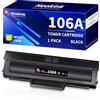 Hookink 106A W1106A Cartucce di toner (Con Chip) Compatibile per HP 106A toner per hp Laser 107w 107a 107r per MFP 135a 137fnw 137fwg135r 135w 135wg (1-Pack, Nero)