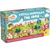Liscianigiochi La Ferme - Puzzle panoramique - CAROTINA BABY - Développement de la logique, Motricité fine