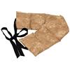 Giraffenland Cuscino con noccioli di ciliegia - Cuscino termico, Fascia schiena, lombare e pancia (65x15cm, batik oro, 7 compartimenti con banda da legare)
