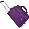 FEEIMOL Borsa da Viaggio a 2 Ruote, Borsa da Viaggio con Ruote per Vacanze e Sport (Viola)