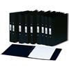 Rexel Raccoglitore ad anelli, formato A4, 25 mm, confezione da 10, colore: nero