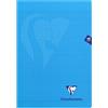 Clairefontaine 323101C un quaderno a punto metallico Mimesys Blu - A4 21x29,7 cm - 48 pagine a quadretti grandi - Carta bianca 90g - copertina in polipropilene