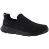 Skechers Gowalk Max Privy-Scarpe da Ginnastica Senza Lacci, Walking Shoe Sneaker da Uomo, Nero Nero BBK, 45.5 EU X-Larga