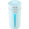 Garosa Diffusore ultrasonico della foschia fresca dell'umidificatore portatile di USB mini con luce principale per l'ufficio di viaggio da tavolino dell'ufficio di viaggio dell'automobile Yoga(Blue)