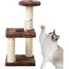 Fulenyi Albero per gatti - Albero per gatti carino | Design Torri Gatto, Base Placca quadrata, protegge divano per gatti piccoli e gattini