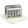 QUARKZMAN Soffiatore Motore Resistenza Per Jeep Wrangler Cherokee 1 Pc | 4864957, Metallo, Plastica, Bianco, Argento, 6.2x5.5x5.1cm, Foro Installazione 6mm, Per Jeep Cherokee 97-01