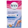 Veet Strisce Depilatorie Easy Gelwax Corpo Gambe Pelli Sensibili 30 Pezzi Veet Veet