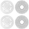 Jegehoyo Panni mocio con piastre di ricambio per Ecovacs Deebot T20 Omni / T20e Omni Robot Aspirapolvere Mocio Mocio