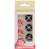 FunCakes Decorazioni di Zucchero Pirates: pronto per l'uso per la decorazione di torte, perfetto per cupcakes a tema pirata, muffin e altro, certificato senza glutine, set / 12