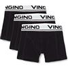 Vingino Boys Boxer (3-Pack), Boxer Ragazzi, Deep Black,