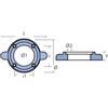 TECNOSEAL FOUNDRY SRL COLLARE PER MOTORI - SERIE - YANMAR - SD 20/30/40/50/60 COLLARE SD 20/30/40/50/60