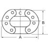 NAUTICA DDR SRL FALSAMAGLIA INOX MM. 6 False maglie in acc. inox 316