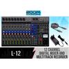 ZOOM LiveTrak L12 MIXER E REGISTRATORE DIGITALE 12 CANALI USB 5 MIX CUFFIE L-12