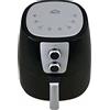 DCG FR3505 - Friggitrice ad Aria 5,2 Litri 1300 Watt. Cestello antiaderente. Termostato regolabile e timer. Dimensioni: 335x335x375mm. Peso 4kg