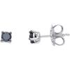 ALFIERI & ST. JOHN Mono orecchino punto luce con diamante nero ct. 0,10