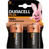 TORCIA ALCALINA D - DURACELL - PLUS POWER - BLISTER DA 2PCS