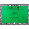 Arches Blocco Per Acquerello Incollato 4 Lati (20 Fogli) - Grana Fina - 300 G/Mq - 36X51 cm