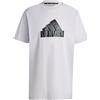 adidas M Fi Bos T T-Shirt (Short Sleeve), Silver Dawn, S Uomo