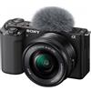 Sony α Alpha ZV-E10L - Mirrorless Vlog ad ottiche intercambiabili, sensore APS-C