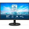 PHILIPS MONITOR 21,5 LED VA 16:9 FHD 4MS 250 CDM, VGA/DP/HDMI, MULTIMEDIALE