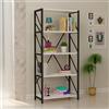 LBSIGN Libreria Industrial 5 Ripiani 64x30x150 Frida Bianca