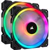 Corsair LL140 RGB, kit 2 Ventole da 140 mm - Nere