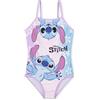 Disney Stitch Costume Piscina Bambina, Elastico e ad Asciugatura Rapida Costumi Interi per Spiaggia e Piscina (Multicolore, 11-12 Anni)