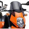 Puig 5053F Naked New Generation Sport sportiva e aerodinamica in acrilico da 3 mm con design rialzato che migliora la protezione e mantiene un'ampia visibilità, Fumé Scuro