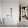 IMEX Rubinetteria IMEX- ECO-KENT NERO miscelatore vasca/doccia - BTK017-4ECONG