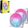 CORSAIR iCUE LINK RX140 RGB Kit da 2 Ventole 140 mm magnetiche - Bianche