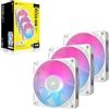 CORSAIR iCUE LINK RX120 RGB Kit da 3 Ventole 120 mm magnetiche - Bianche