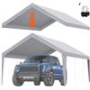 VEVOR Tenda Sostitutiva per Posto Auto Coperto 4x6m, Telo per Tenda da Garage, Impermeabile e Protetto dai Raggi UV (Solo Copertura Superiore, Telaio Non Incluso)