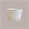 LUCGEL 22 Pz Carapina Sorbettiera per Pozzetto Gelato Cilindrica 2,5 Lt Plastica Bianca