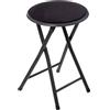 5 five simply smart 5five - sgabello pieghevole in velluto nero