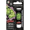 Naturaverde | Kids - Disney Marvel Avengers - Burrocacao di Hulk alla Vaniglia, Burro Cacao Bambino con Burro di Karité BIO, con Filtri UVA-UVB - SPF 15, Lipstick da 5,7ml