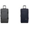 EASTPAK TRANVERZ M Valigia, 27 L - Black Denim (Grigio) & TRANVERZ M Valigia, 27 L - Navy Blue (Blu)