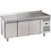 Forcar Tavolo Refrigerato tre porte In acciaio inox AISI 201 ForCold GN1/1 (cm 53 x 32,5) ventilato Modello M-GN3200BT-FC