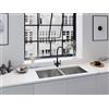 Rangemaster KUBE5018L/Kube 740440 1.5B LHD S/S Lavello, Acciaio