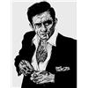 Wee Blue Coo Johnny Cash Tattoo Inked Ikons Wayne Maguire - Stampa artistica da parete senza cornice, decorazione per la casa