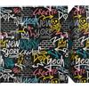 Grafoplás | Raccoglitore A4 | 4 anelli misti 40 mm | Wall Bits&Bobs Pop Up Desing | Perfetto materiale scolastico | Coperchi rigidi in cartone | Certificato FSC