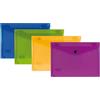 Liderpapel Cartella leiderpapel dossier spilla polipropilene din a5 confezione da 4 colori assortiti