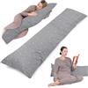 Totsy Baby Cuscino per dormire sul fianco 40x145 cm - cuscino lungo ergonomico Body Pillow fodera Bouclé morbido traspirante sfoderabile - certificato OEKO-TEX Galassia