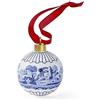 Spode Blue Italian - Pallina di Natale, scena completa, singola