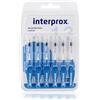 Interprox Conical 6 Scovolini Conici Blu, Anti-Placca e Anti-Carie, adatti alla zona molare e premolare per spazi interdentali di 1,3 mm