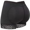 Joweechy Mutande Donna Slip Intimo Invisibile Modellante Shapewear alza chiappe Pantaloncini Modellanti Imbottiti Effetto Push Up Glutei B/L