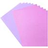 Vaessen Creative Florence - Carta glitterata e cartoncino, formato A4, colori lavanda/giacinto, 10 fogli, carta colorata per scrapbooking, creazione di biglietti e altri lavori con la carta, 250/216 g/m²