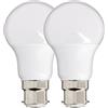 Xanlite PACK2EB806G - Set di 2 lampadine LED A60, attacco B22, 10 W, con chip (60 W Eq), per ufficio, camera da letto, bambini, adulti, bambino, stanza per vivere, luce bianca calda, 0 W
