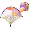 SELONIS Plac Area di Gioco 3In1 per Bambini con 900 Palline Colorate 6 Cm, Multicolor:Bianco/Giallo/Arancione/Babyblue/Turche