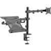 Logilink Supporto per monitor 2 monitor (17-32) e 1 notebook/tablet (10-15,6)