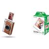 Fujifilm instax mini Evo Brown - Fotocamera Ibrida Istantanea e Digitale e Stampante per Smartphone + Confezione da 20 Pellicole Istantanee instax mini, Dimensioni Stampa 86 mm x 54 mm